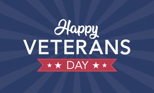 Veterans Day Celebration Illustration Background Banner Remember Honor Vector Illustration — Stock Vector