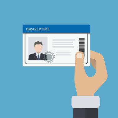 Kimlik kartı, ehliyet..