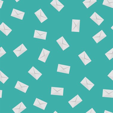 Posta desen kesintisiz mavi. vektör desen kesintisiz geometrik tekrar arka plan