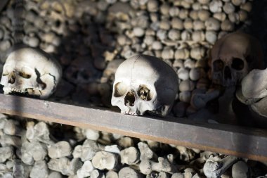 Sedlec Ossuary 'nin içindeki kemikler, Kutna Hora, Çek Cumhuriyeti