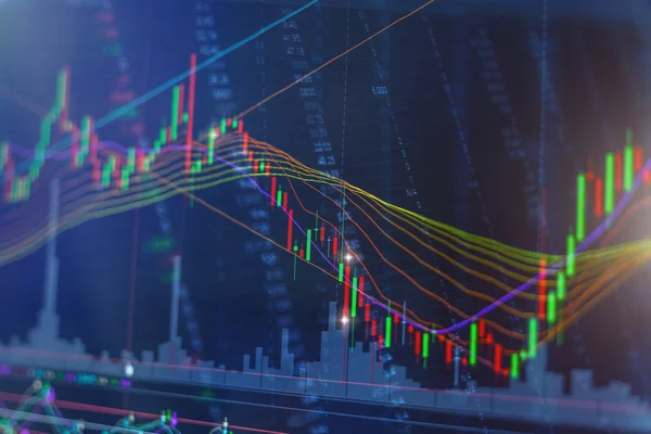 Succès des entreprises et croissance concept stock finance — Photo