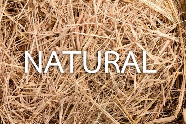 Hay background and natural word.jpg — Stock Photo, Image