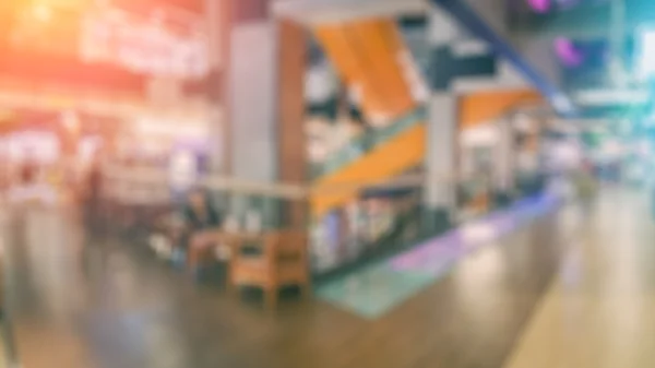 Shopping mall defocused abstract background — Stock Photo, Image
