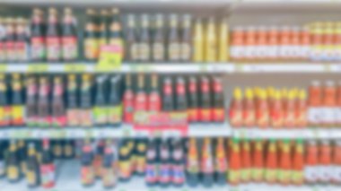 raf süpermarkette bulanık görüntü