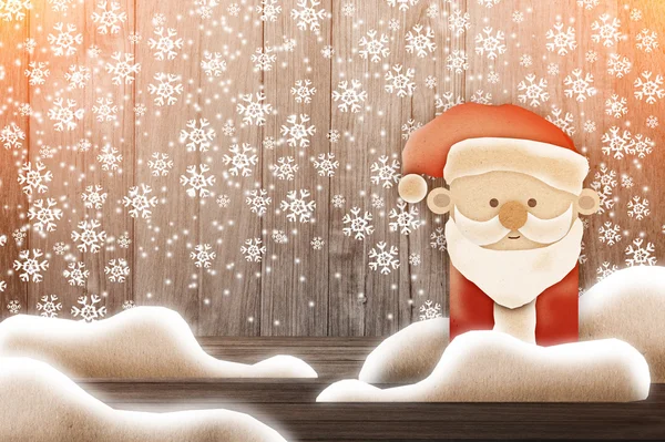 Feliz Santa Claus de pie — Foto de Stock