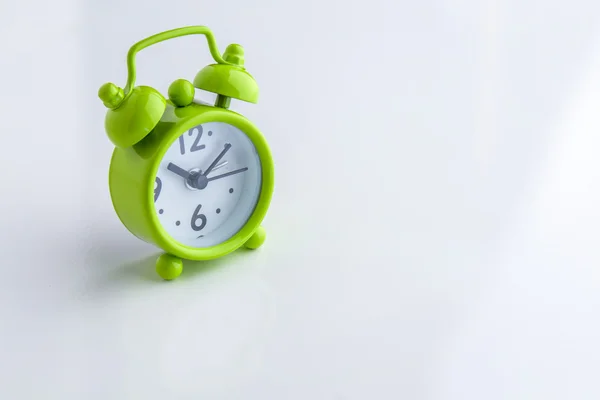 Green Alarm clock — Zdjęcie stockowe