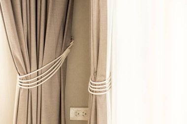 kahverengi perde doku arka plan