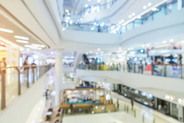 Achtergrondafbeelding van winkelcentrum of warenhuis met vervagen — Stockfoto