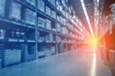 Arkaplan olarak bulanık depo veya depo