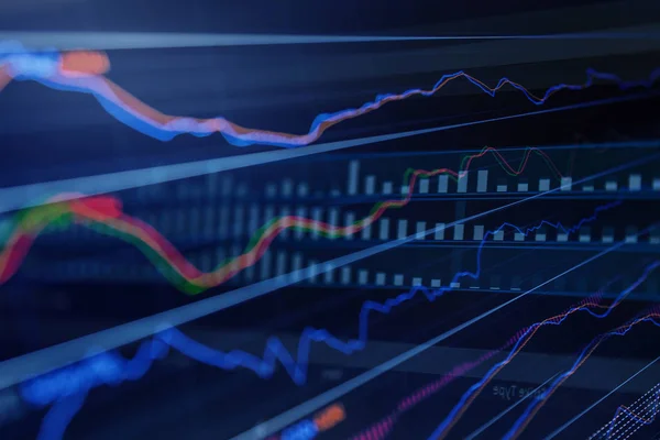 Kereskedelem Befektetés Fogalmát Gyertya Bot Graph Diagramra Tőzsdei Befektetések Tradin — Stock Fotó