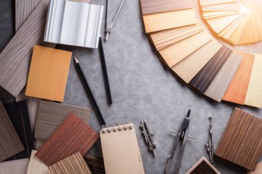 tasarım konsepti ile taş laminat kaplama w ile malzeme örnek