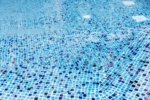 Azulejo de mosaico azul textura fondo —  Fotos de Stock