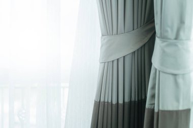 beyaz perde ev tasarımı konsepti