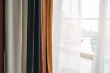 beyaz perde ev tasarımı konsepti