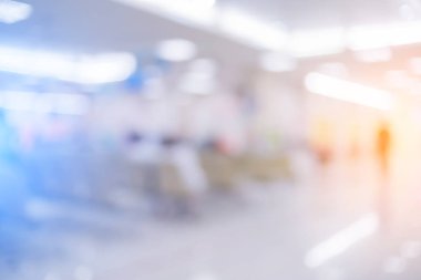 Wating Klinik Hastanesi 'nin soyut bulanık görüntü arka planı