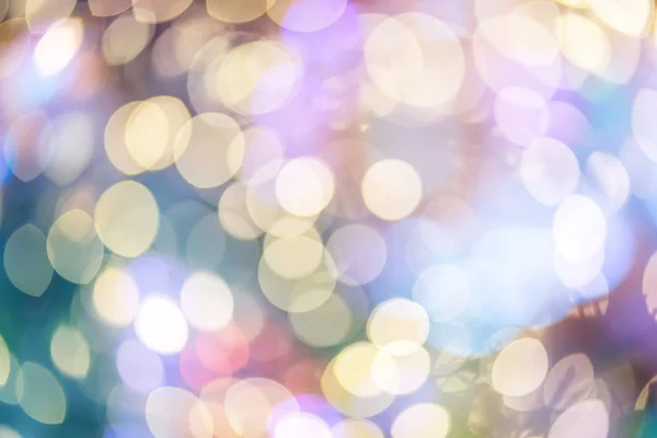 Abstrakte Festliche Bokeh Hintergrund Licht Und Bunte Weihnachtsdekoration — Stockfoto