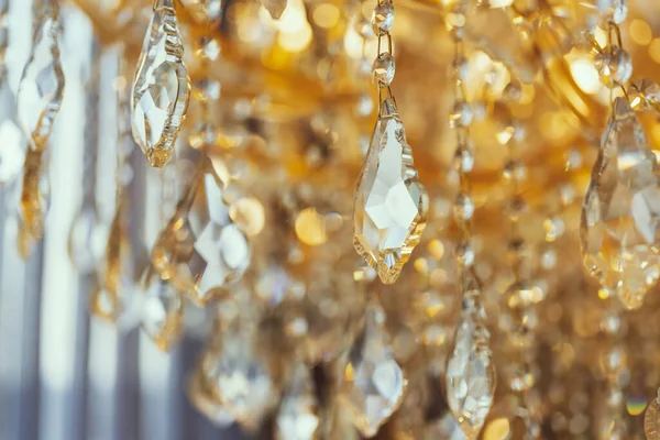 Bulanık ve bulanık kristal chadelier parlak parlak parlak soyut arkaplan