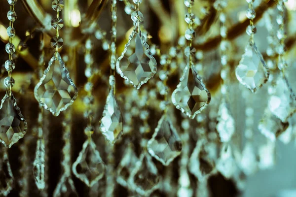 Bulanık ve bulanık kristal chadelier parlak parlak parlak soyut arkaplan