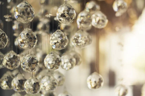 Bulanık ve bulanık kristal chadelier parlak parlak parlak soyut arkaplan