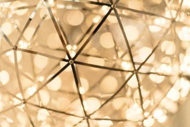 Bulanık ve bulanık kristal chadelier parlak parlak parlak soyut arkaplan