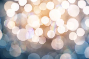 Bokeh kristal ışık avizesinin soyut bulanık görüntü arkaplanı