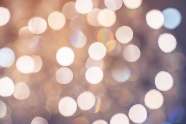 Bokeh kristal ışık avizesinin soyut bulanık görüntü arkaplanı