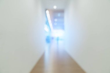 Alışveriş merkezinin bulanık resim arkaplanı ve ürün rafını göster