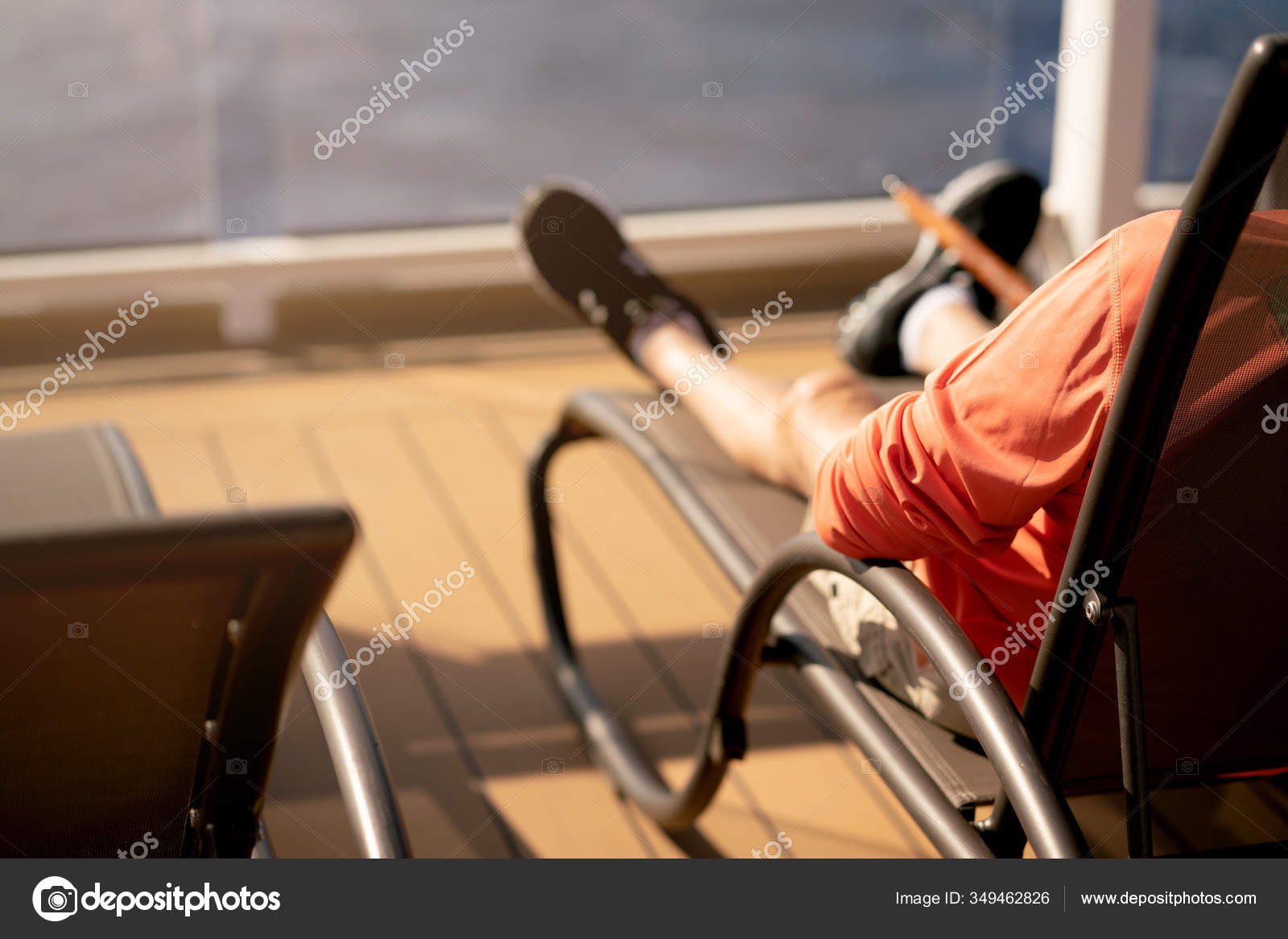 Concepto Jubilación Cerca Pierna Superior Parte Del Cuerpo Humano