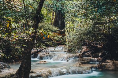 Tayland, ERAWAN WATERFall Ormanda