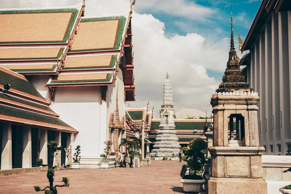 Yaslanan Buda Tapınağı Wat Pho Bangkok Tayland — Stok fotoğraf