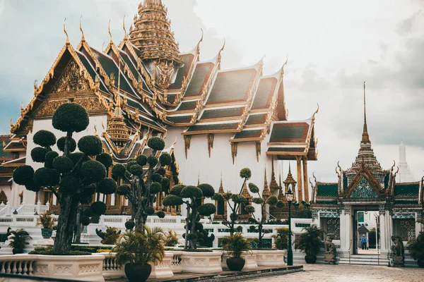 Büyük Kraliyet Sarayı Yaslanan Buda Tapınağı Wat Pho Bangkok Tayland — Stok fotoğraf