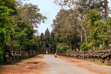 Angkor, Arkeoloji Parkı, Siem Reap, Kamboçya 'nın güzel manzaraları
