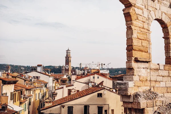 Şehir Verona Arena 'dan (Arena di Verona), İtalya