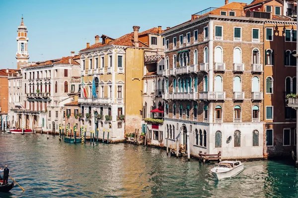 Grand Canal Venise Par Une Journée Ensoleillée Italie — Photo