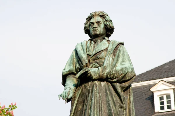 Beethoven monument in bonn, Duitsland Stockfoto