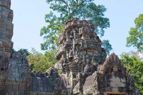 Siem Reap, Cambodge - 4 février 2015 : Preah Khan à Angkor. un site historique célèbre (patrimoine mondial de l'UNESCO) à Angkor, Siem Reap, Cambodge . — Photo