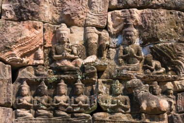 Siem Reap, Kamboçya - 4 Şubat 2015: Ta Som Angkor. bir ünlü Ören (Unesco Dünya Mirası) Angkor, Siem Reap, Kamboçya.