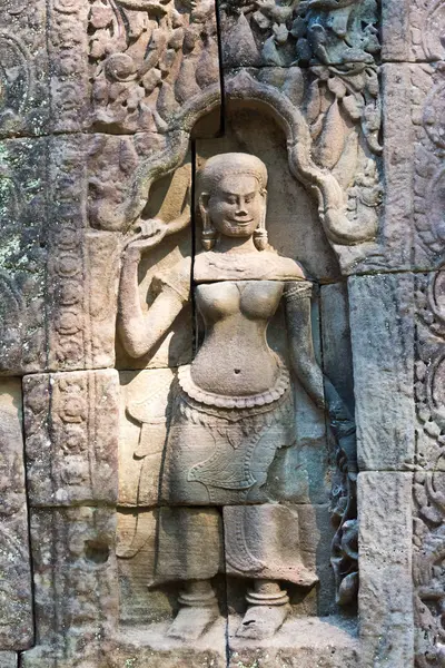 Siem Reap, Cambodia - Feb 4 2015: Ta Som at Angkor. a famous Historical site(UNESCO World Heritage Site) in Angkor, Siem Reap, Cambodia. — Stock Photo, Image