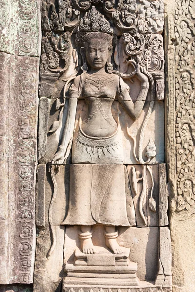 Siem Reap, Kambodża - luty 2015 3: Angkor Thom. słynne miejsce historyczne (na liście światowego dziedzictwa UNESCO) w Angkor, Siem Reap, Kambodża. — Zdjęcie stockowe