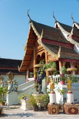 Chiang Mai, Tayland. -Şubat 15 2015: diyorum Hong Tapınağı. ünlü bir ören Chiang Mai, Tayland.