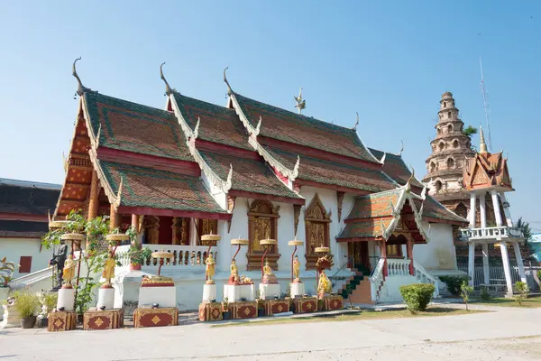 Τσιάνγκ Μάι, Ταϊλάνδη. -15 Φεβ 2015: Ναός Χονγκ Phoung. μια διάσημη ιστορική τοποθεσία στο Τσιάνγκ Μάι, Ταϊλάνδη. — Φωτογραφία Αρχείου
