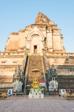 Chiang Mai, Tayland. -Şubat 22 2015: Wat Chang Taem. ünlü tapınağı Chiang Mai, Tayland.