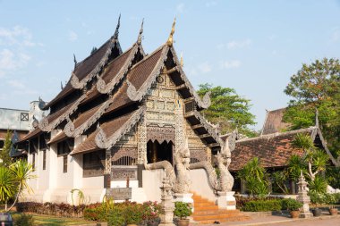 Chiang Mai, Tayland. -Şubat 22 2015: Wat Chang Taem. ünlü tapınağı Chiang Mai, Tayland.