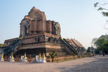 Chiang Mai, Tayland. -Şubat 22 2015: Wat Chang Taem. ünlü tapınağı Chiang Mai, Tayland.