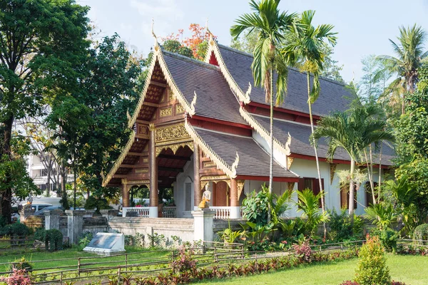 Τσιάνγκ Μάι, Ταϊλάνδη. -17 Φεβ 2015: Wat Τσιάνγκ Man. ένας διάσημος ναός στην Τσιάνγκ Μάι, Ταϊλάνδη. — Φωτογραφία Αρχείου