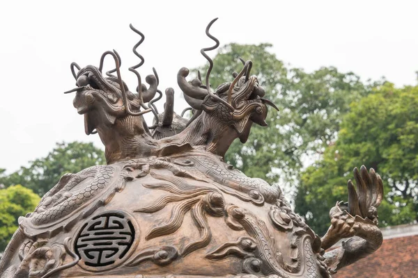 Hanoi, Vietnam - Jan 20 2015: Litteraturens tempel. en berömd historisk plats i Hanoi, Vietnam. — Stockfoto