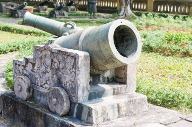 Hue, Vietnam - Jan 22 2015: Hue Müzesi Kraliyet Güzel Sanatlar. Hue, Vietnam için ünlü bir ören.