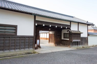 Kyoto, Japonya - jan 11 2015: kan-içinde-no-miya residence sitesi kyoto gyoen Bahçe. ünlü bir ören kyoto Antik şehir, Japonya.