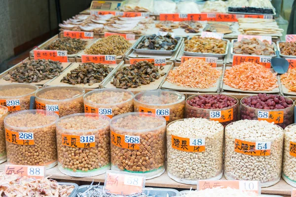 Hong kong - 04.12.2015: tai po market. Ein berühmter Touristenort in Hongkong. — Stockfoto