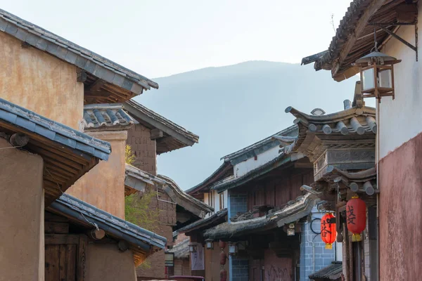 Yunnan, Çin - Mar 21 2015: Shaxi antik köy. bir ünlü antik köy Jianchuan, Yunnan, Çin. — Stok fotoğraf